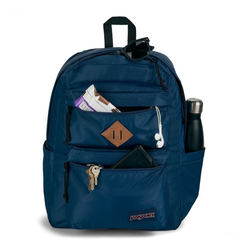 Mochila Para Portátil Jansport Double Break Azul Marino | CO3228VD