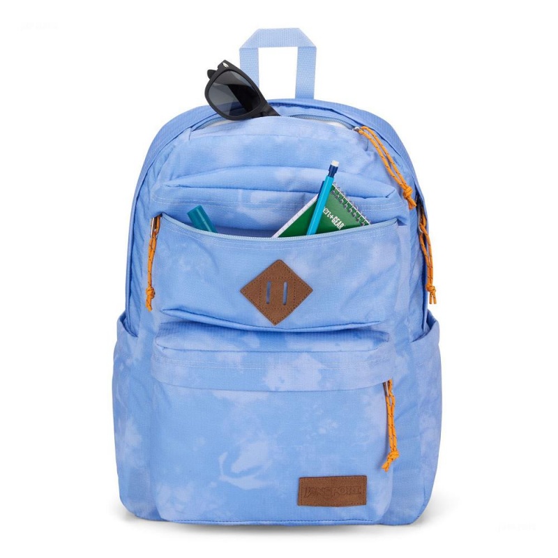 Mochila Para Portátil Jansport Double Break Azules | CO3226NB