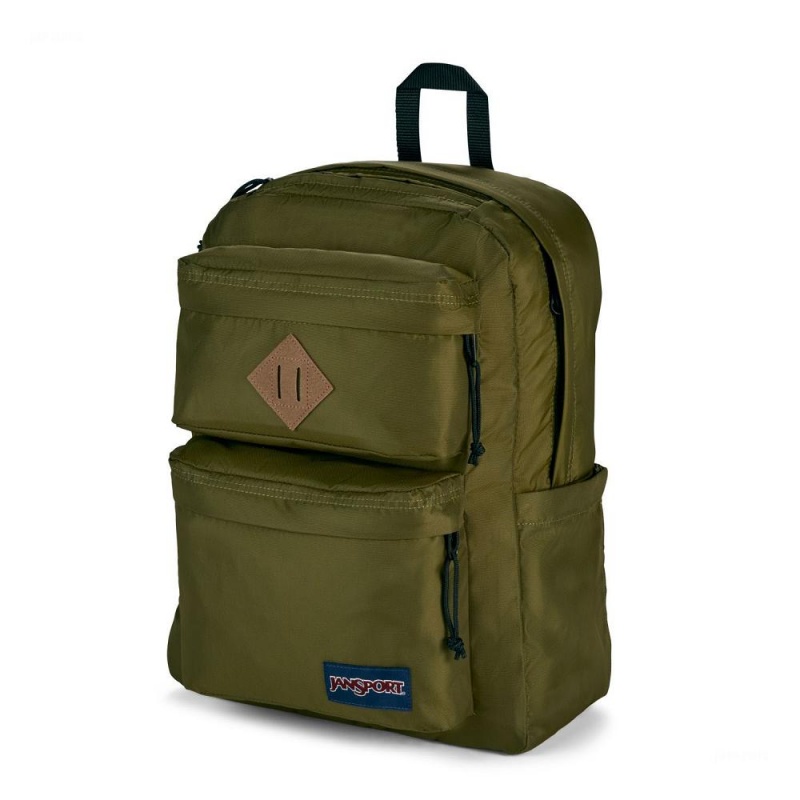 Mochila Para Portátil Jansport Double Break Verde | CO3225MA