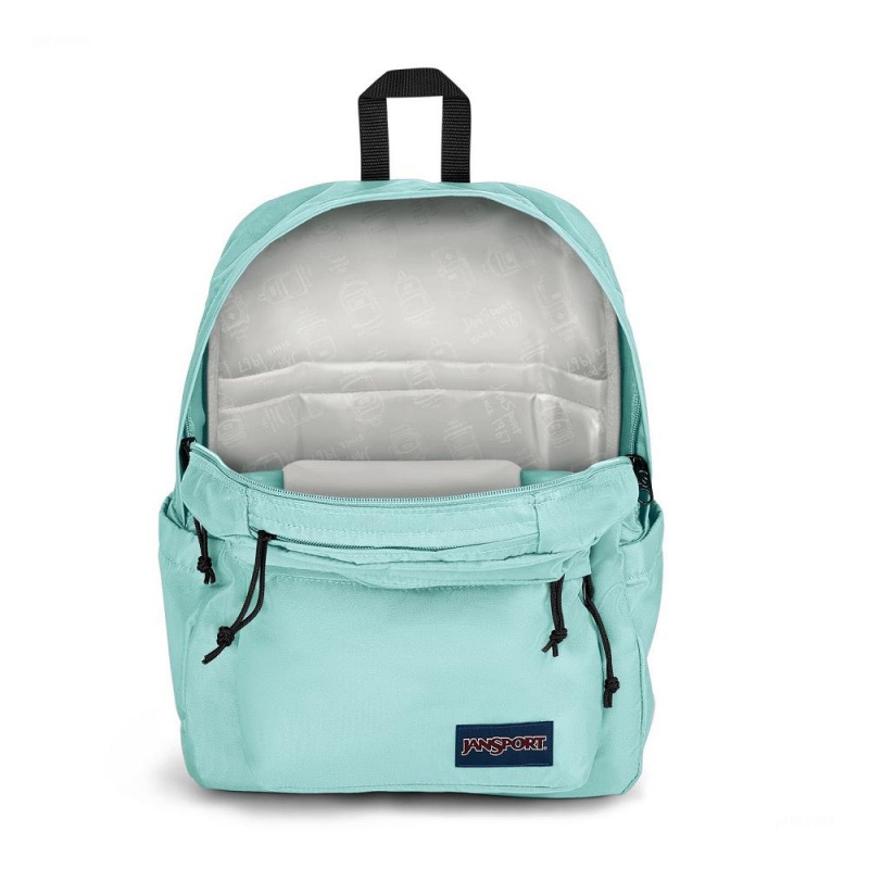 Mochila Para Portátil Jansport Double Break Azules Verde Menta | CO3224QZ