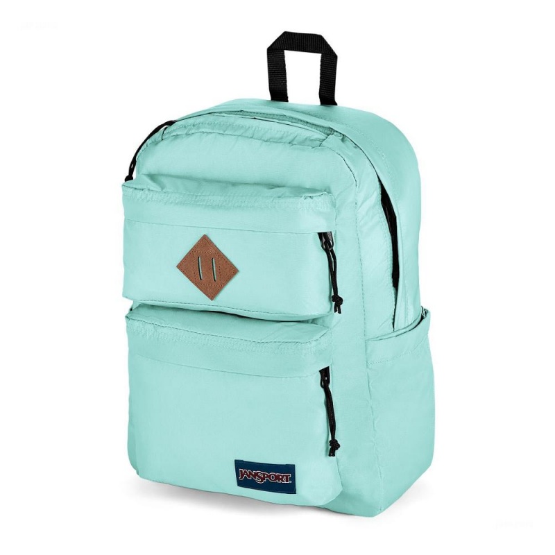 Mochila Para Portátil Jansport Double Break Azules Verde Menta | CO3224QZ