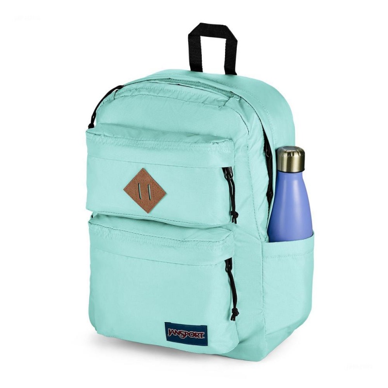 Mochila Para Portátil Jansport Double Break Azules Verde Menta | CO3224QZ