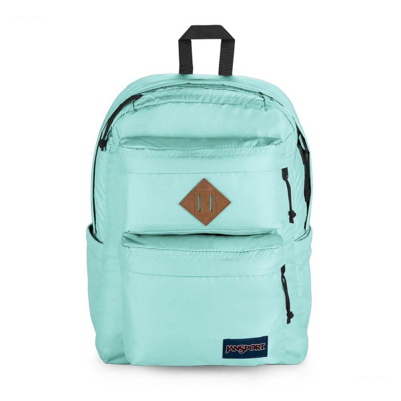 Mochila Para Portátil Jansport Double Break Azules Verde Menta | CO3224QZ