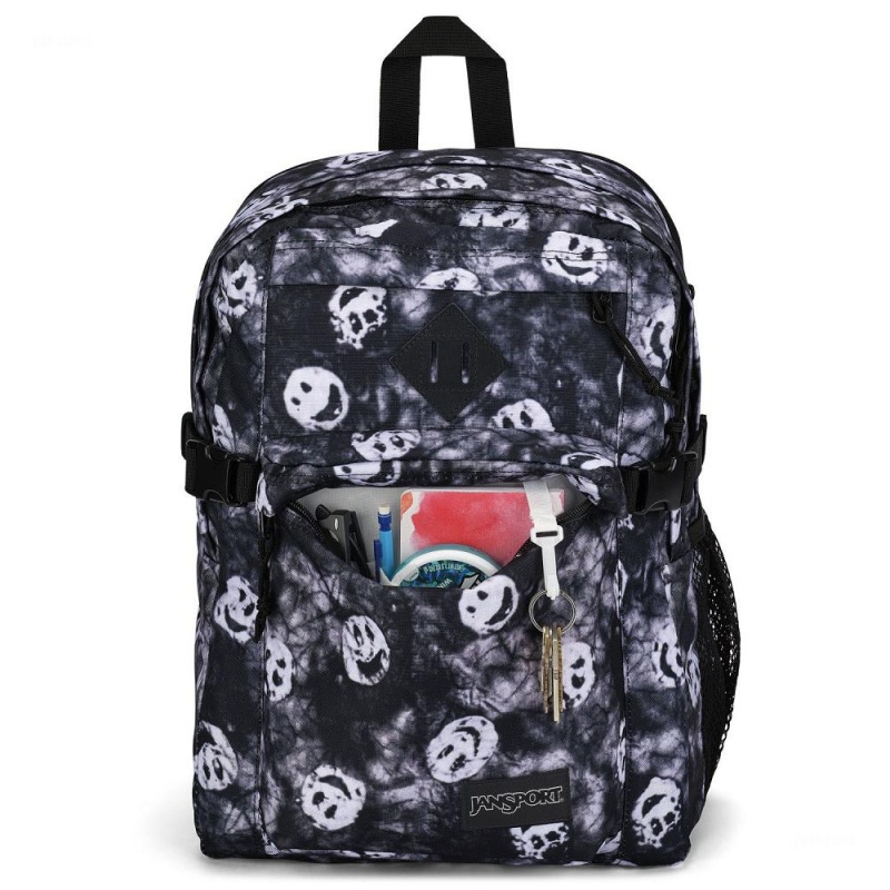 Mochila Para Portátil Jansport Main Campus Negras Blancas | CO3202TV