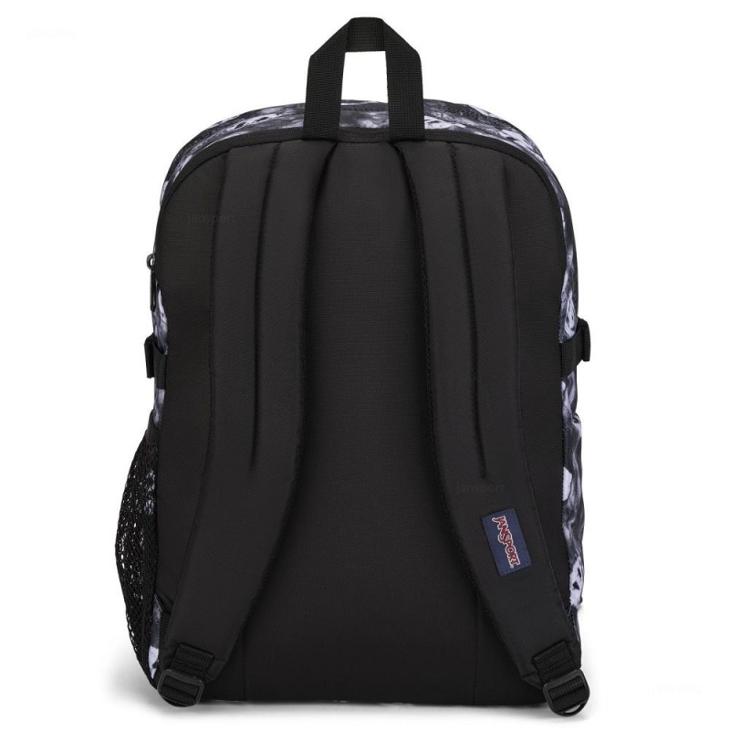 Mochila Para Portátil Jansport Main Campus Negras Blancas | CO3202TV