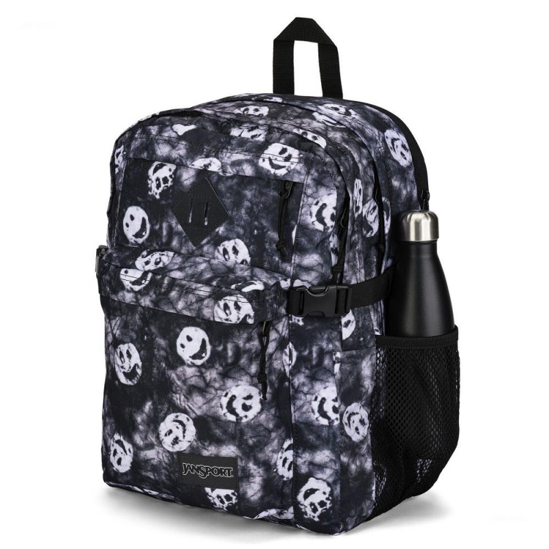 Mochila Para Portátil Jansport Main Campus Negras Blancas | CO3202TV