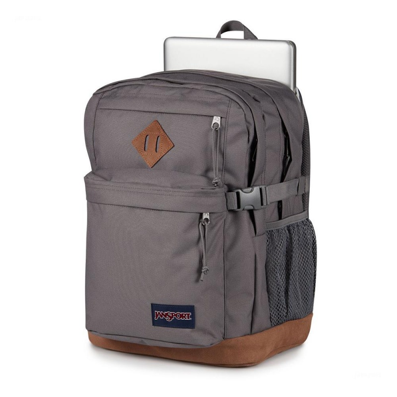 Mochila Para Portátil Jansport SUEDE CAMPUS Gris Oscuro | CO3158CE