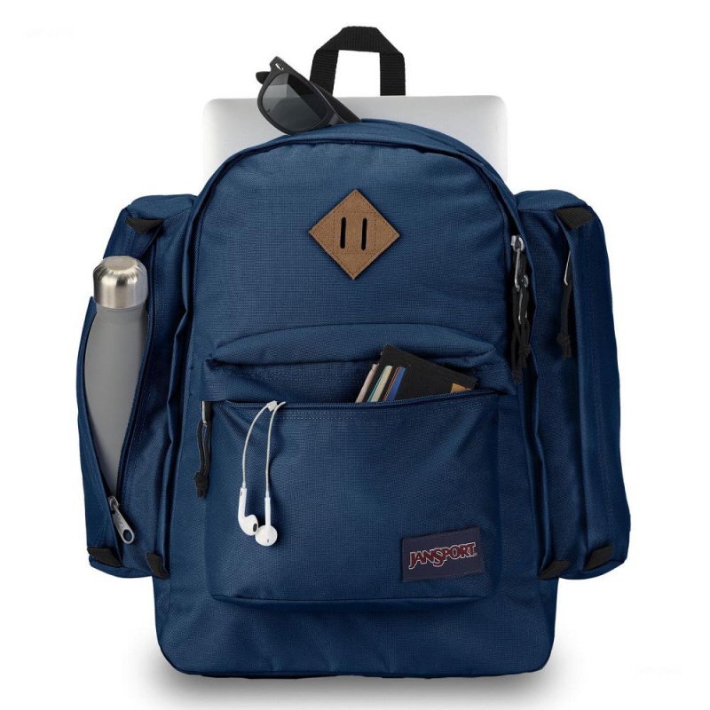 Mochilas Jansport Field Pack Azul Marino | CO3114XF