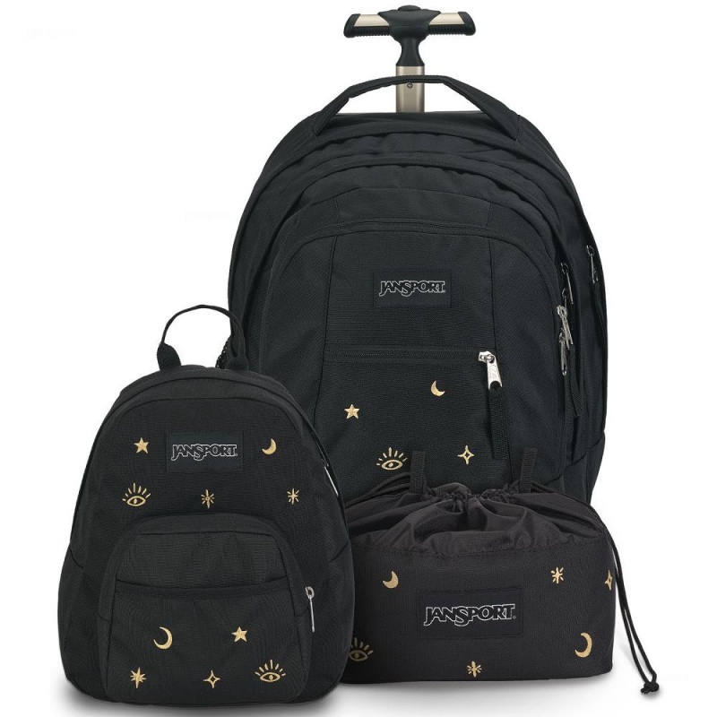 Mochilas Jansport Night-Time Magic Bundle Negras | CO3337SO