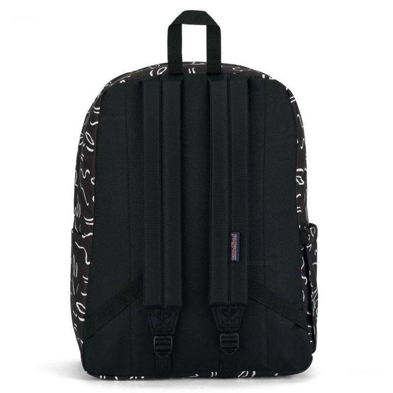 Mochilas Jansport SuperBreak® A Classic Pack Negras Blancas | CO3300CE