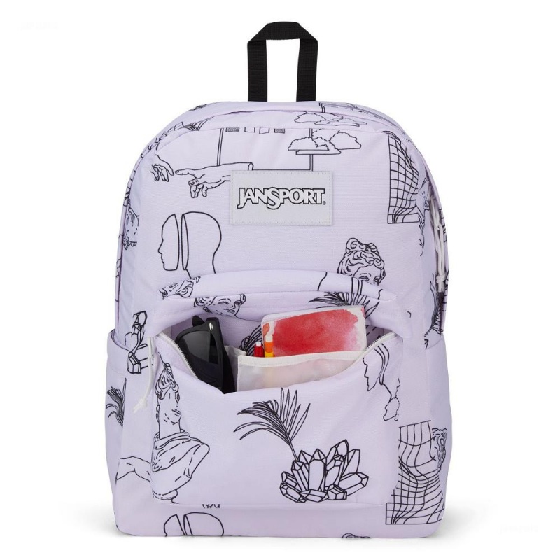 Mochilas Jansport SuperBreak® A Classic Pack Moradas | CO3299VD