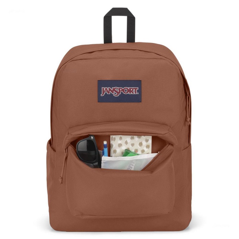 Mochilas Jansport SuperBreak® Plus - Laptop Marrones | CO3277QZ