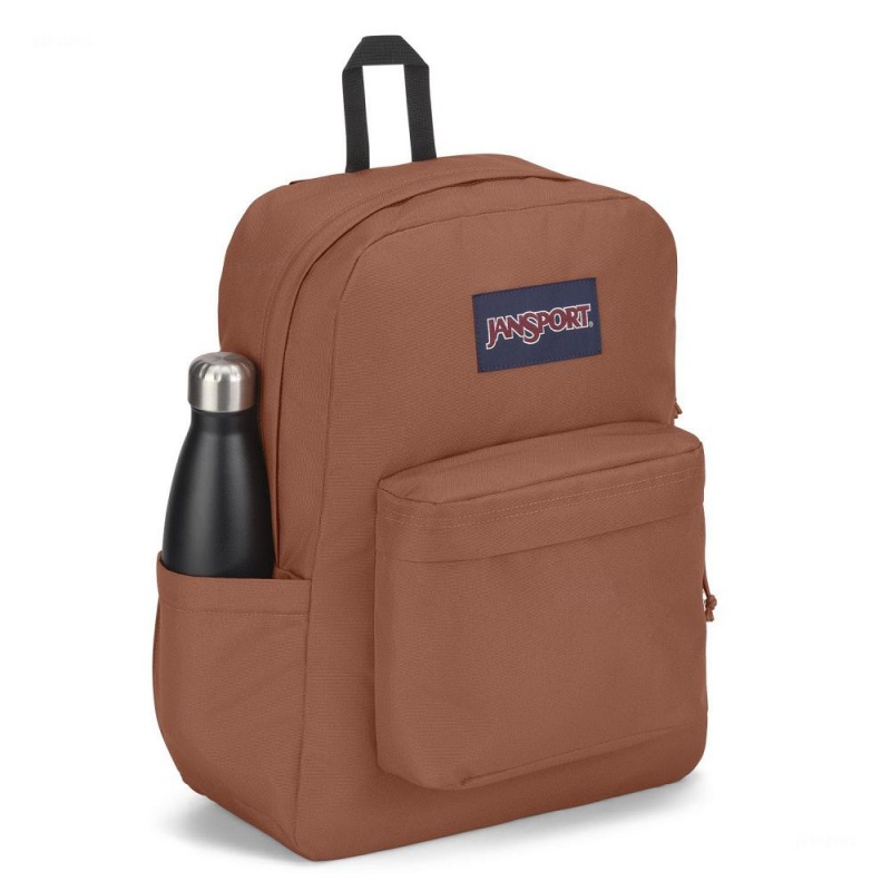 Mochilas Jansport SuperBreak® Plus - Laptop Marrones | CO3277QZ